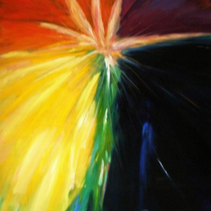 “Bird of Paradise” 48&quot; x 60&quot; Oil on Canvas