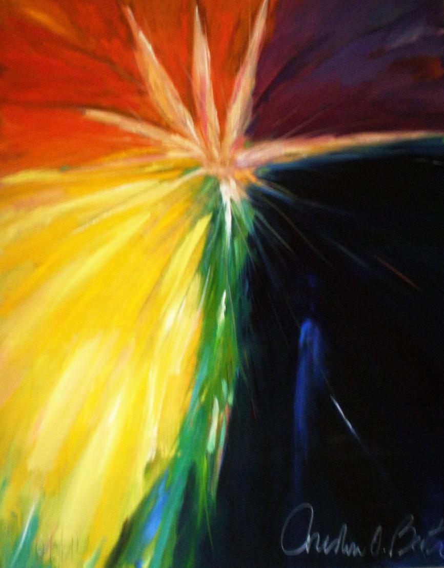 “Bird of Paradise” 48" x 60" Oil on Canvas