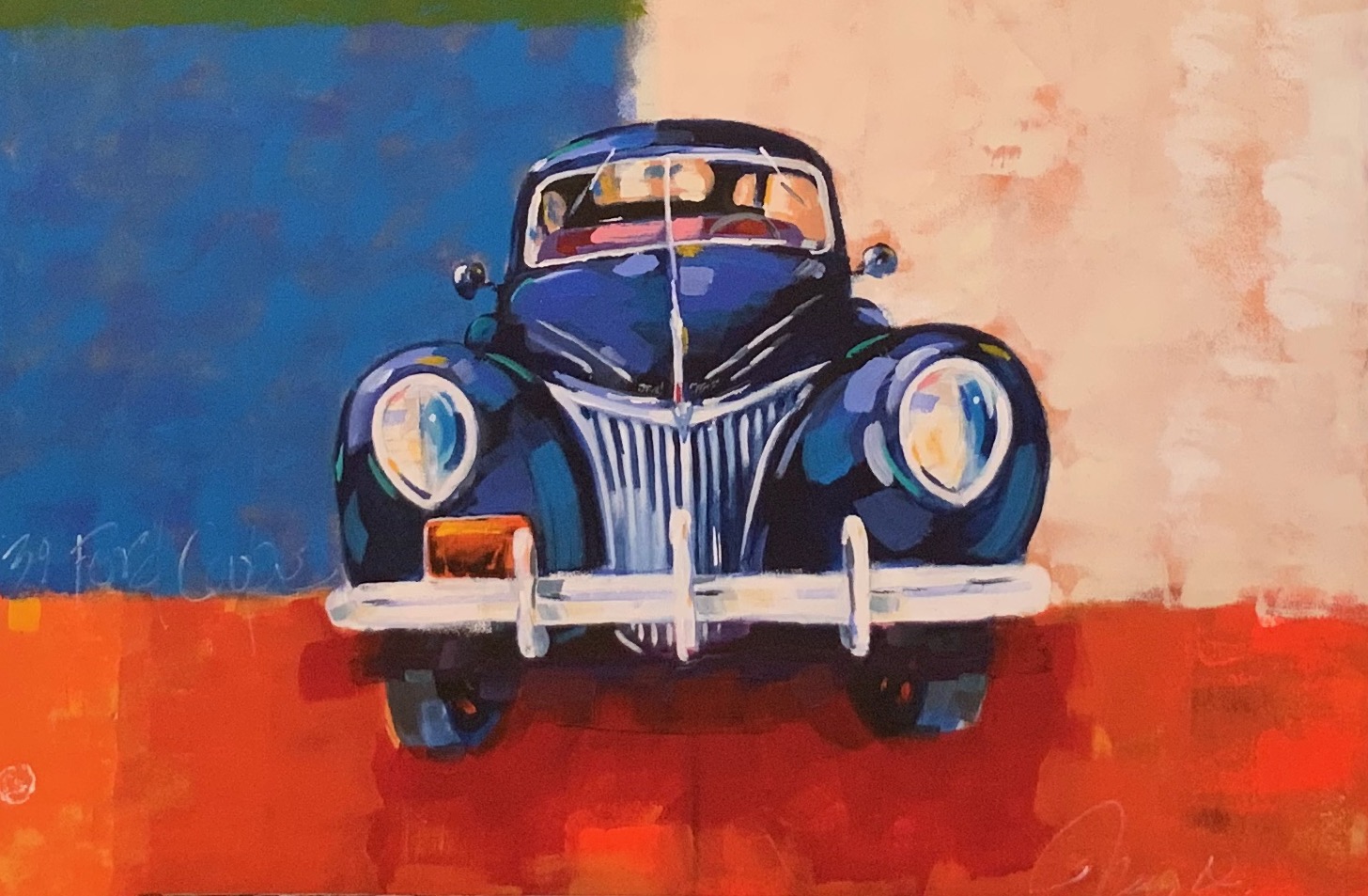 “1939 Ford Coupe” 36" x 24" Acrylic on Canvas