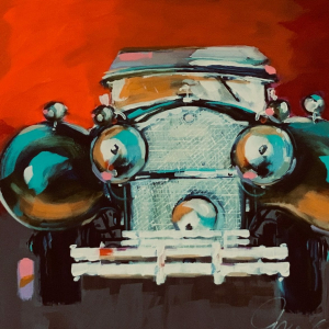 “1939 Packard” 36&quot; x 24&quot; Acrylic on Canvas