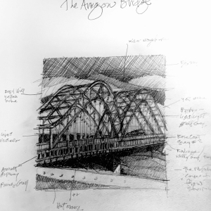 “Arrigoni Bridge with Details&quot;