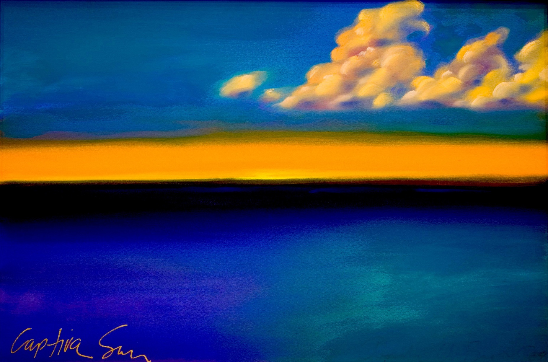 ”Captiva Sun” 36" x 24" Oil on Canvas