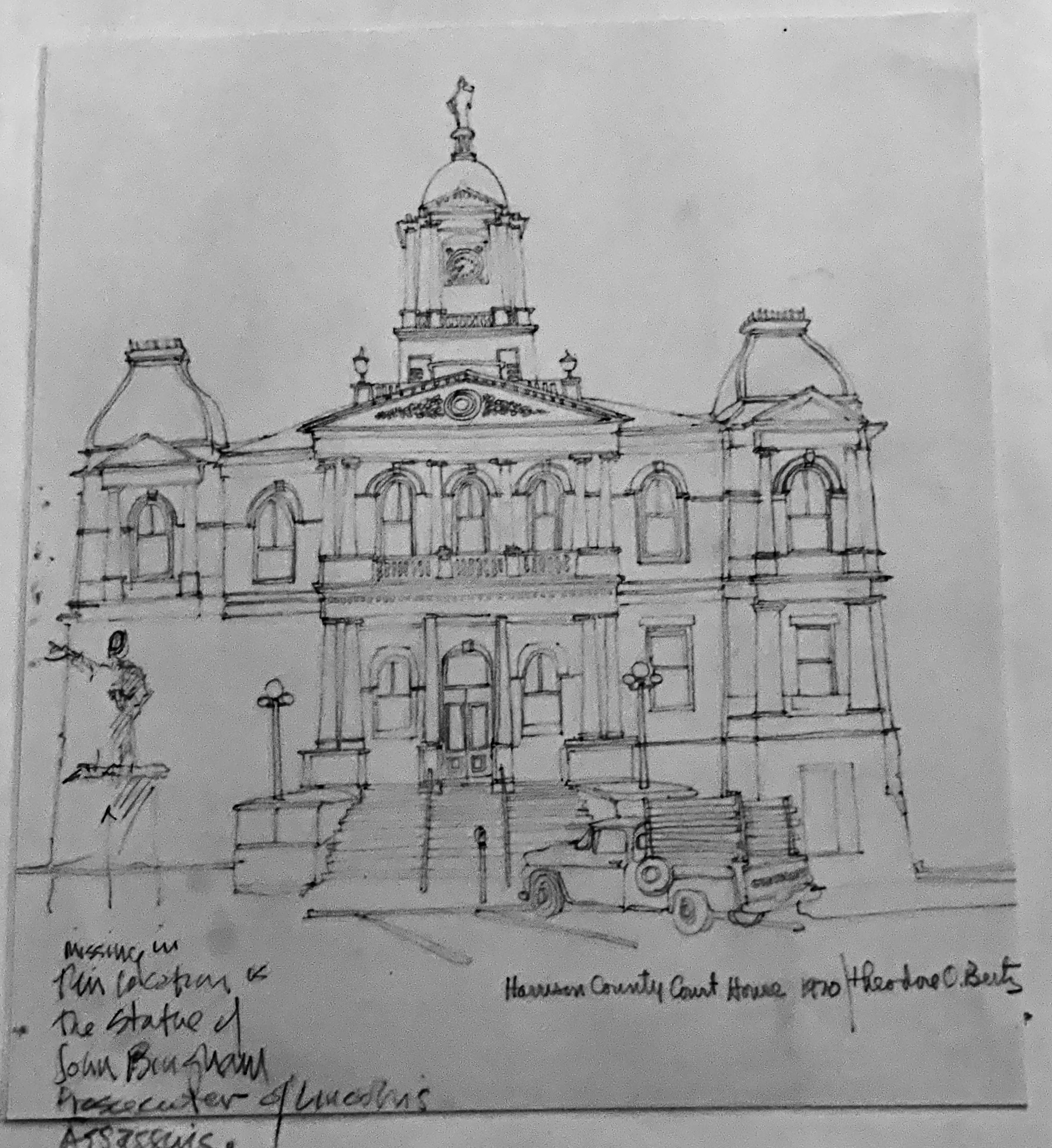 “Courthouse Full View Cadiz Ohio"