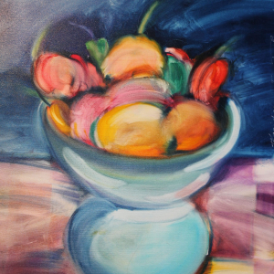 “Florida Fruit” 40&quot; x 30&quot; Oil on Canvas