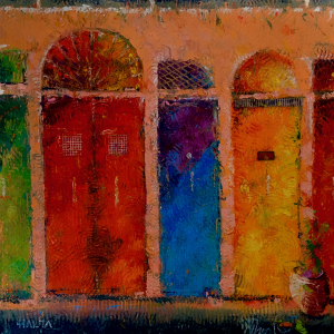 “Malta Doors” 36&quot; x 36&quot; Oil on Canvas