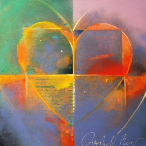 “Pompeii Love” 24&quot; x 24&quot; Oil on Canvas