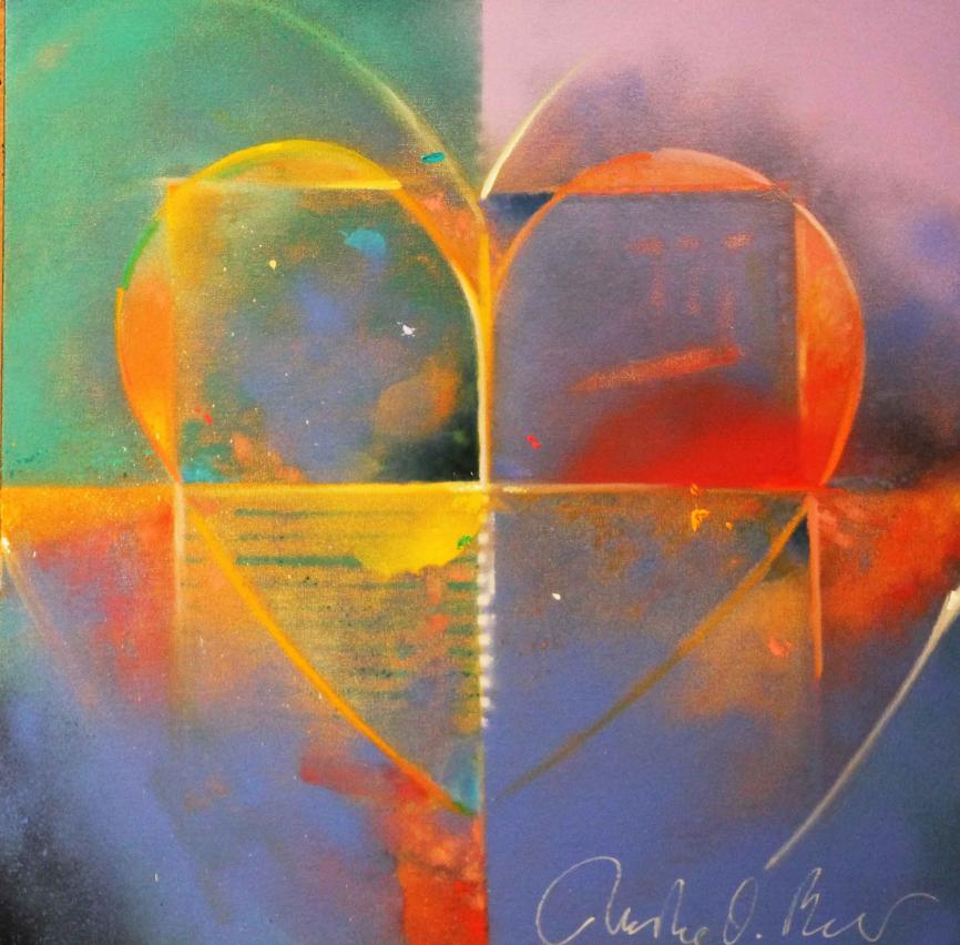 “Pompeii Love” 24" x 24" Oil on Canvas