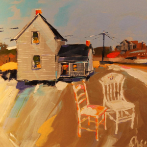 “Sunny Day in Duncanwood” 24&quot; x 18&quot; Acrylic on Canvas