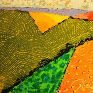 “Fields of Ohio” 24&quot; x 18&quot; Acrylic on Canvas