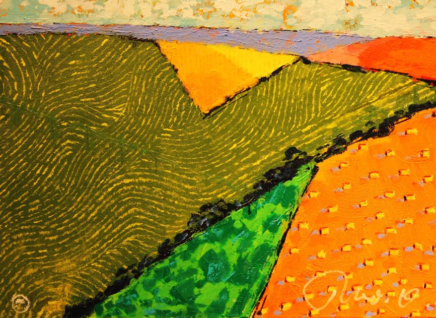 “Fields of Ohio” 24" x 18" Acrylic on Canvas