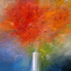 “White Vase” 40&quot; x 30&quot; Oil on Canvas