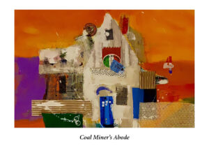 “Coal Miner’s Abode” is a set of six note cards featuring a painting by artist Theo Bertz from his book “Life’s Journey”