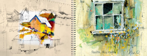 Theo Bertz: “Graphite on Paper, Strokes on Canvas”